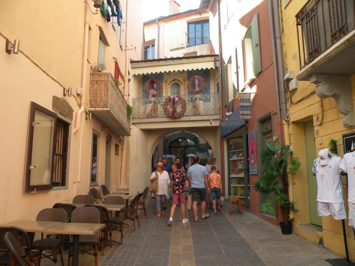 Appartement Central Avec Parking, Terrasse Et Wifi Collioure Exterior foto
